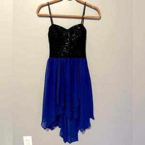 B. Darlin junior size 1/2 sequin & chiffon dress